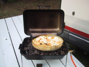 Gemüsegratin im Lavastein-Grill